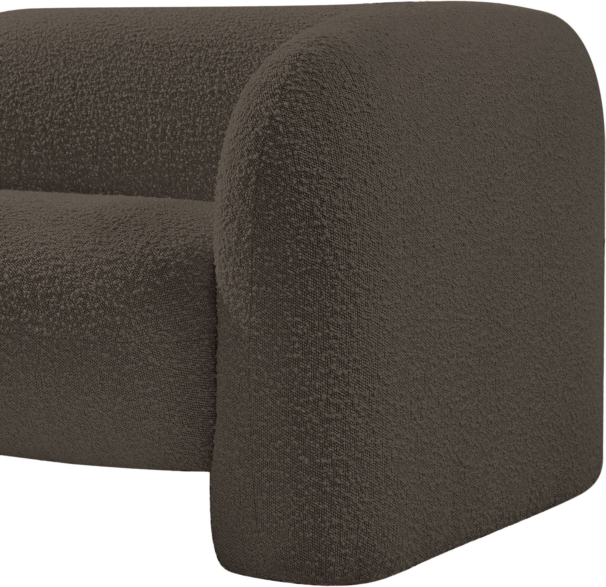 Milo Brown Boucle Fabric Chair C - Image 8