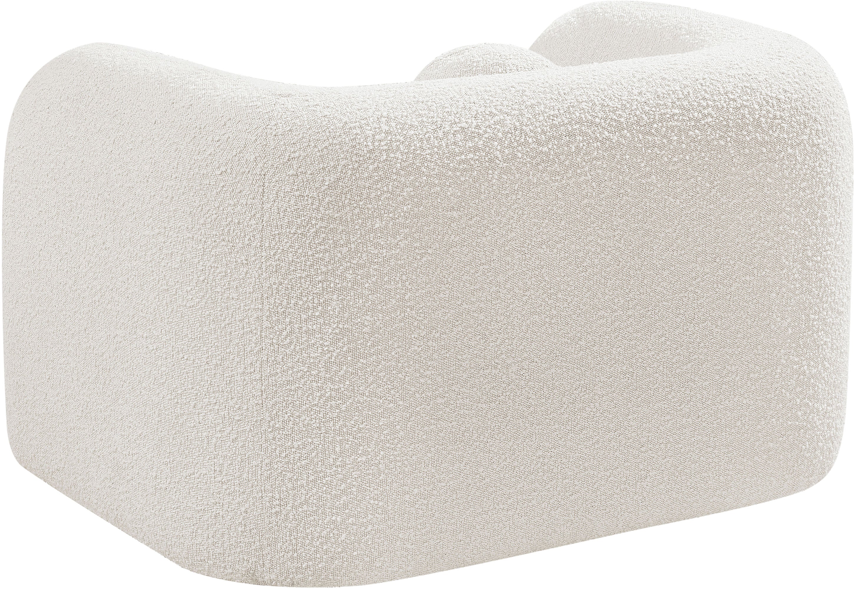 Milo Cream Boucle Fabric Chair C - Image 7