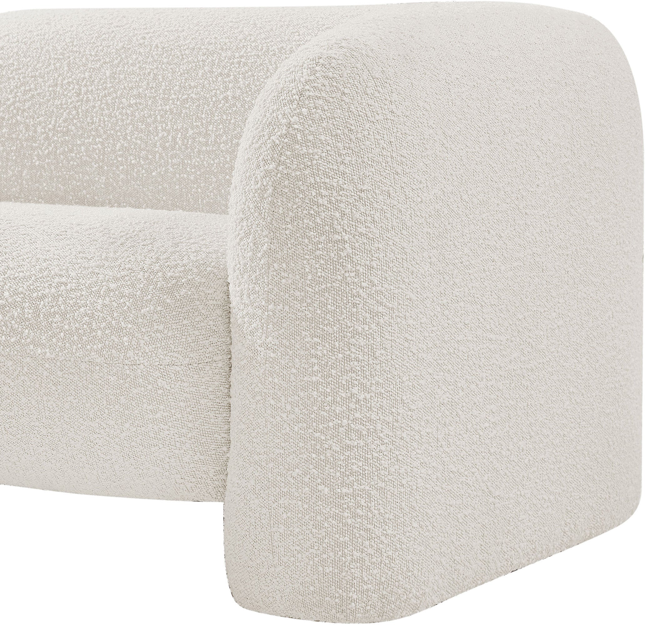 Milo Cream Boucle Fabric Chair C - Image 8