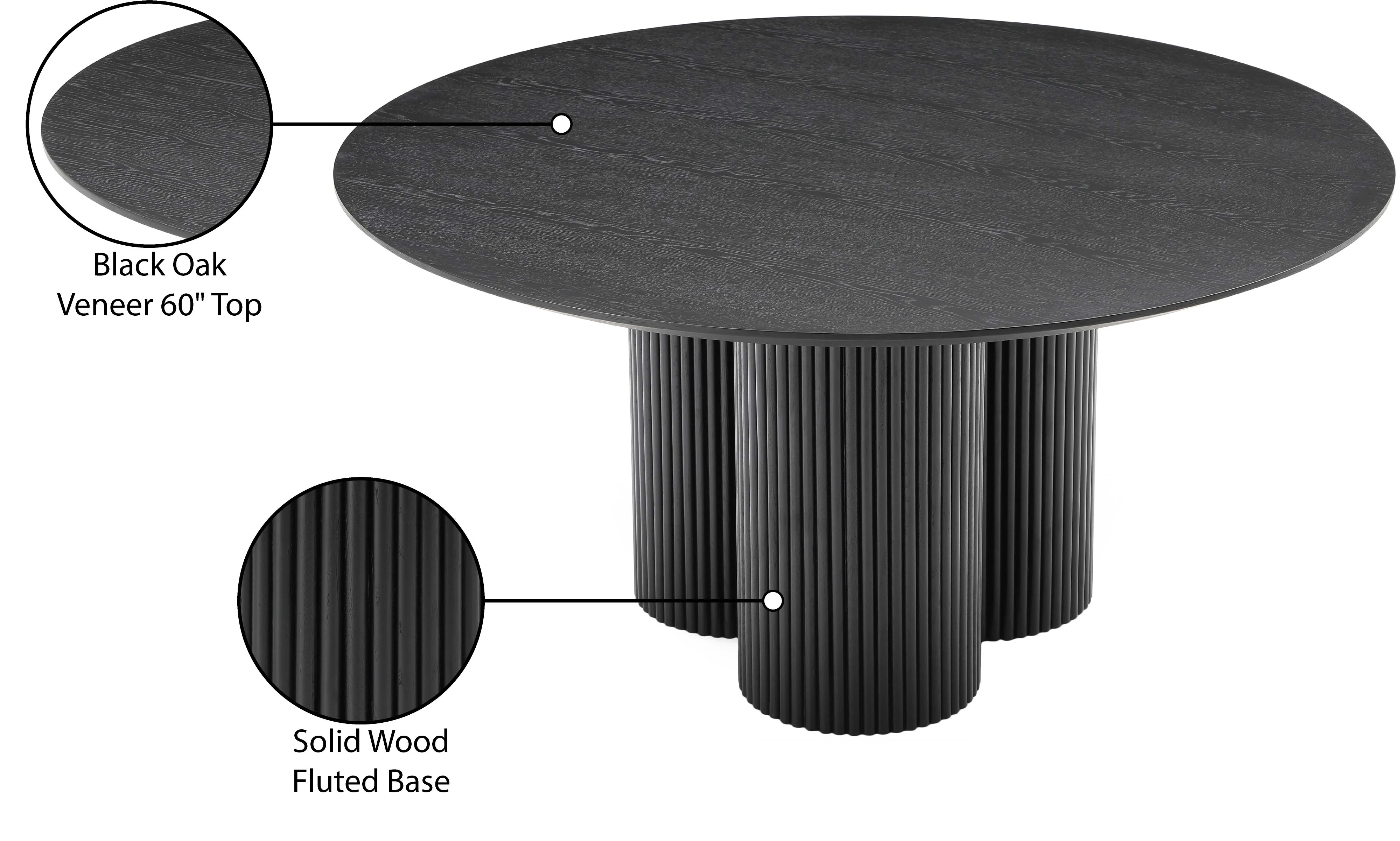 Serpentine Black Dining Table T - Image 13