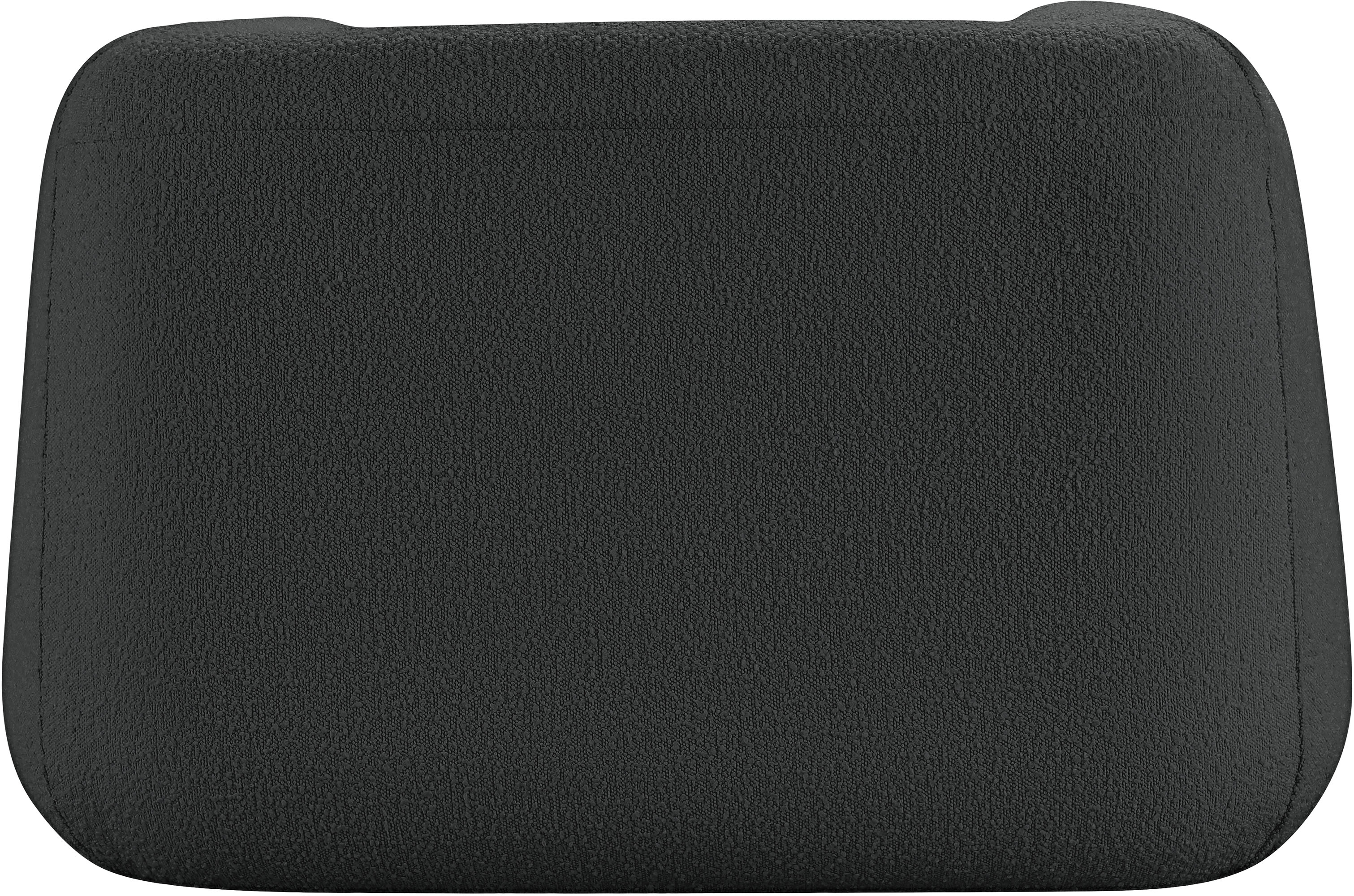 Siena Black Boucle Fabric Chair C - Image 5