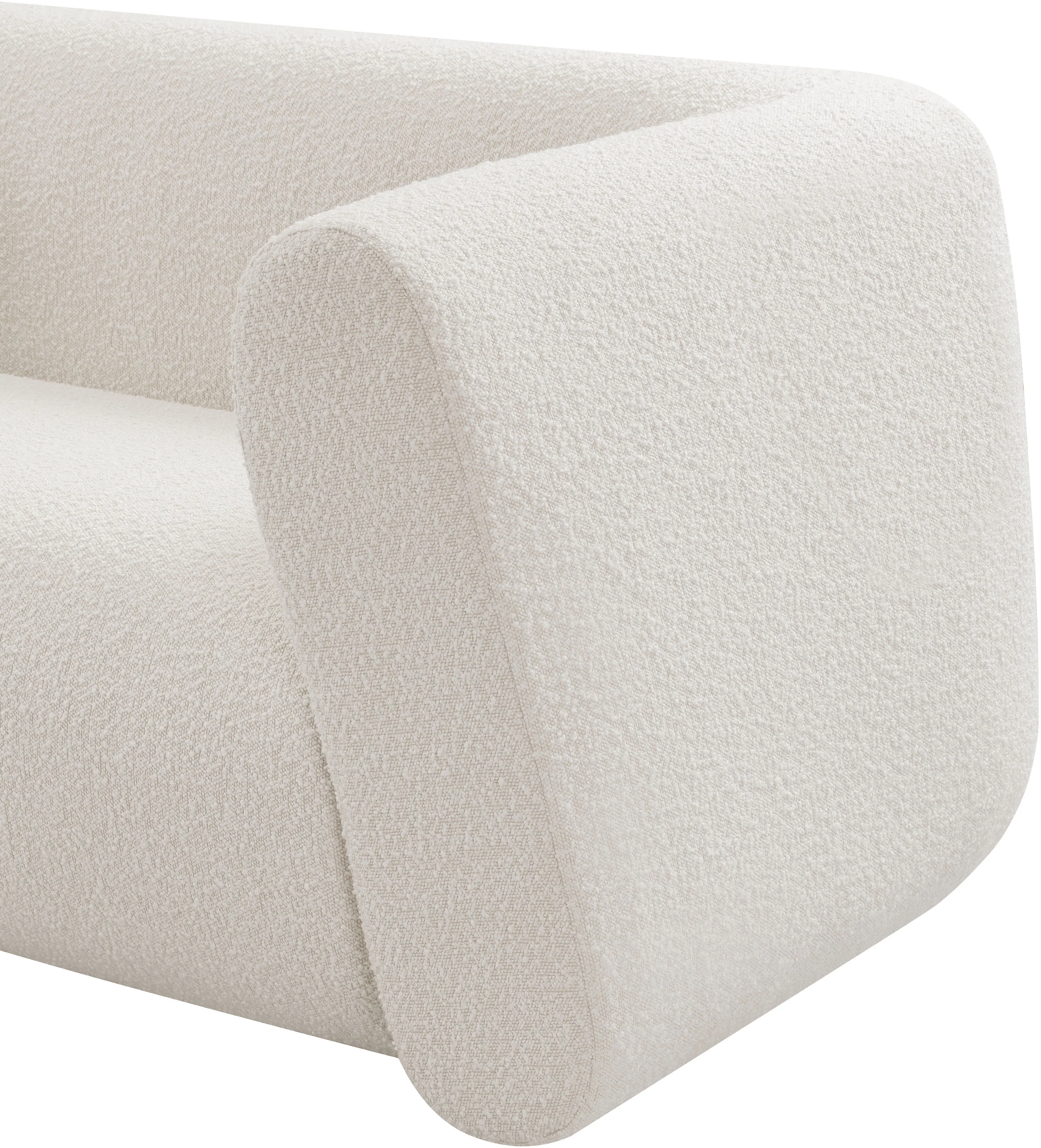 Siena Cream Boucle Fabric Chair C - Image 11