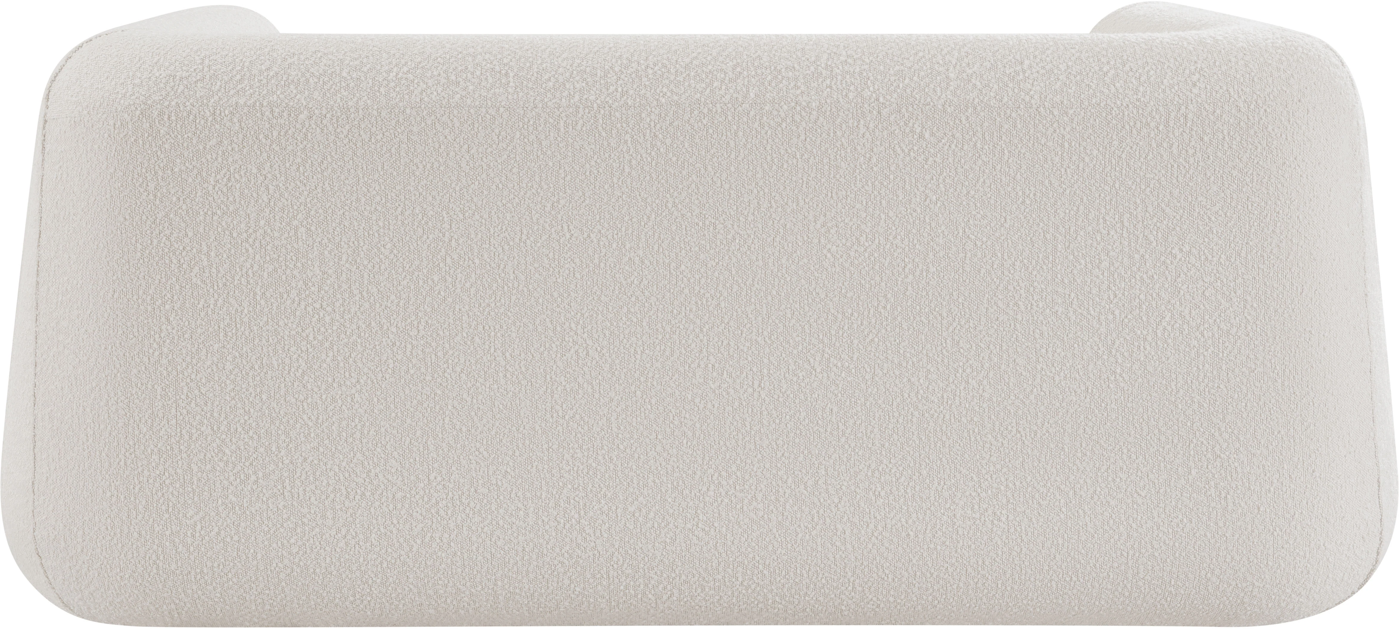 Siena Cream Boucle Fabric Loveseat L - Image 5