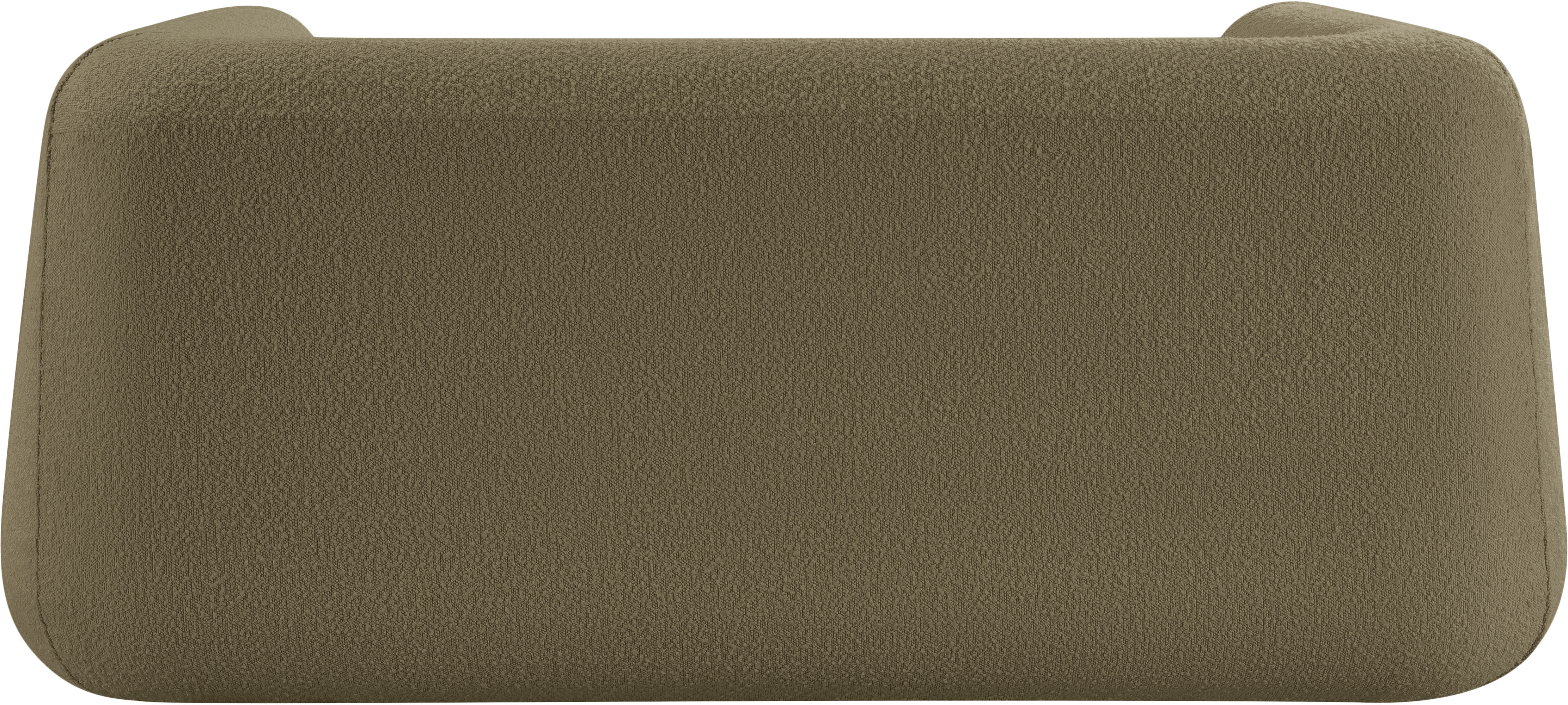 Siena Olive Boucle Fabric Loveseat L - Image 5