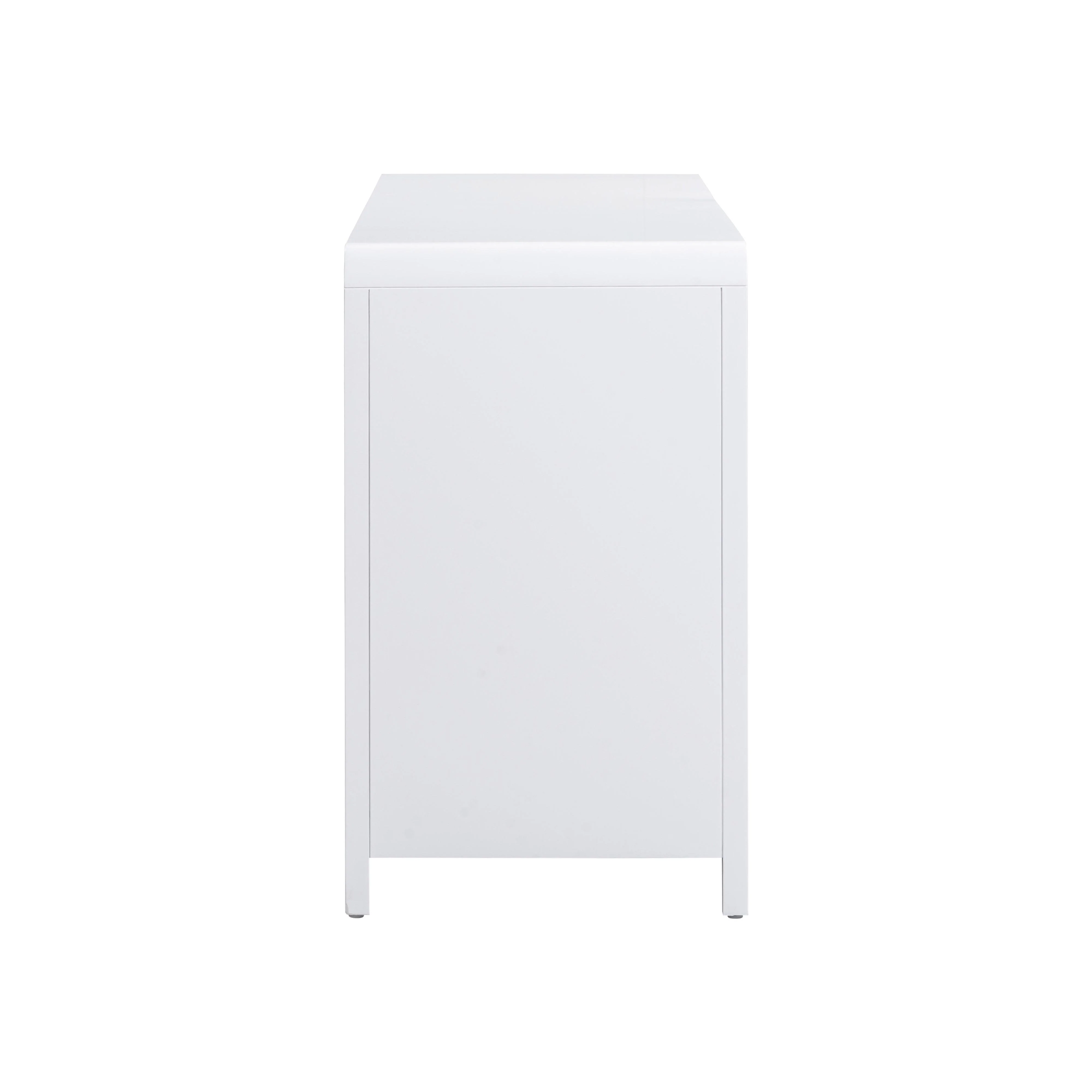 TOV White Rattan 6 Drawer Dresser - Image 4