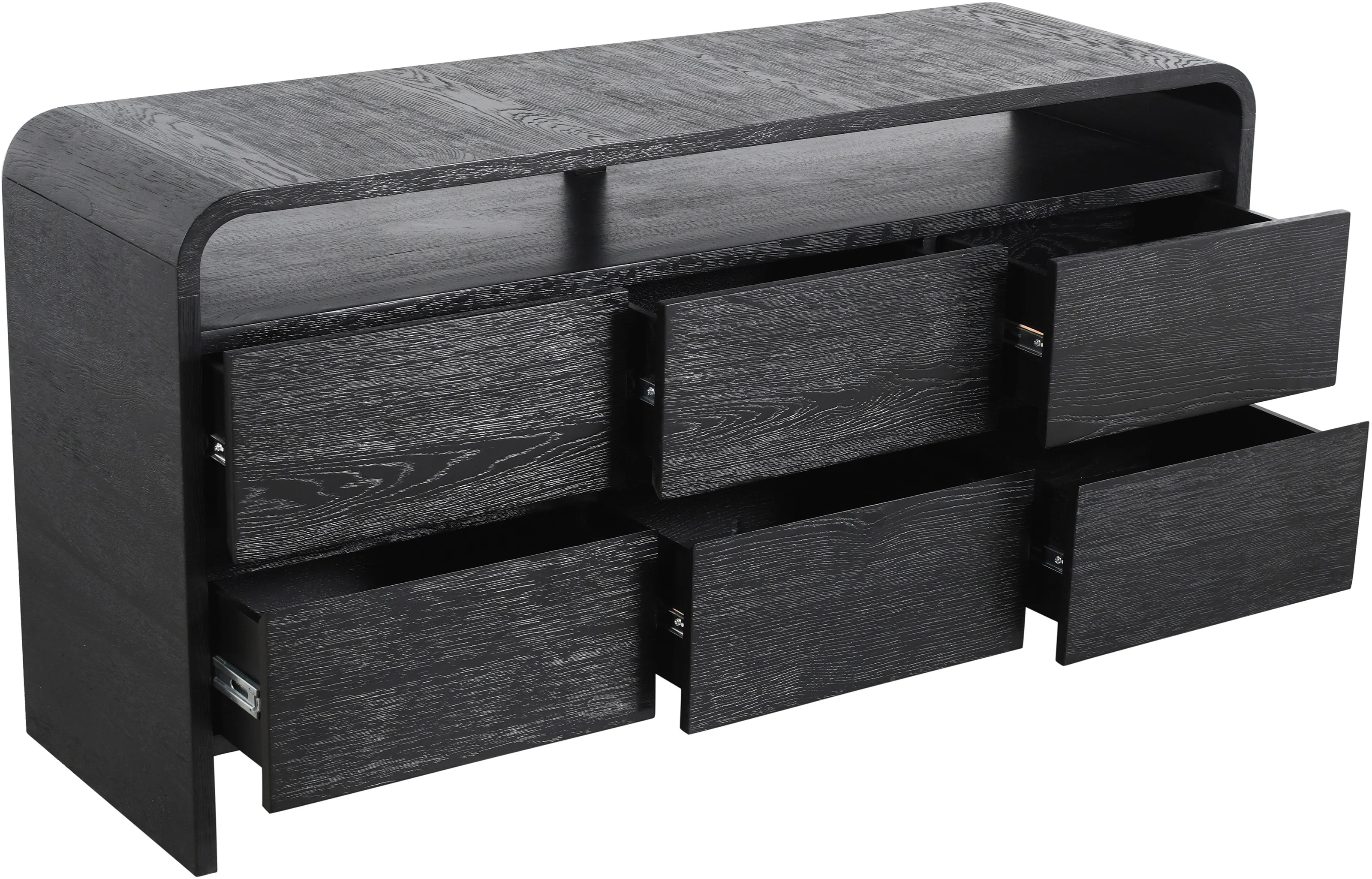 Tulip Black Dresser D - Image 5