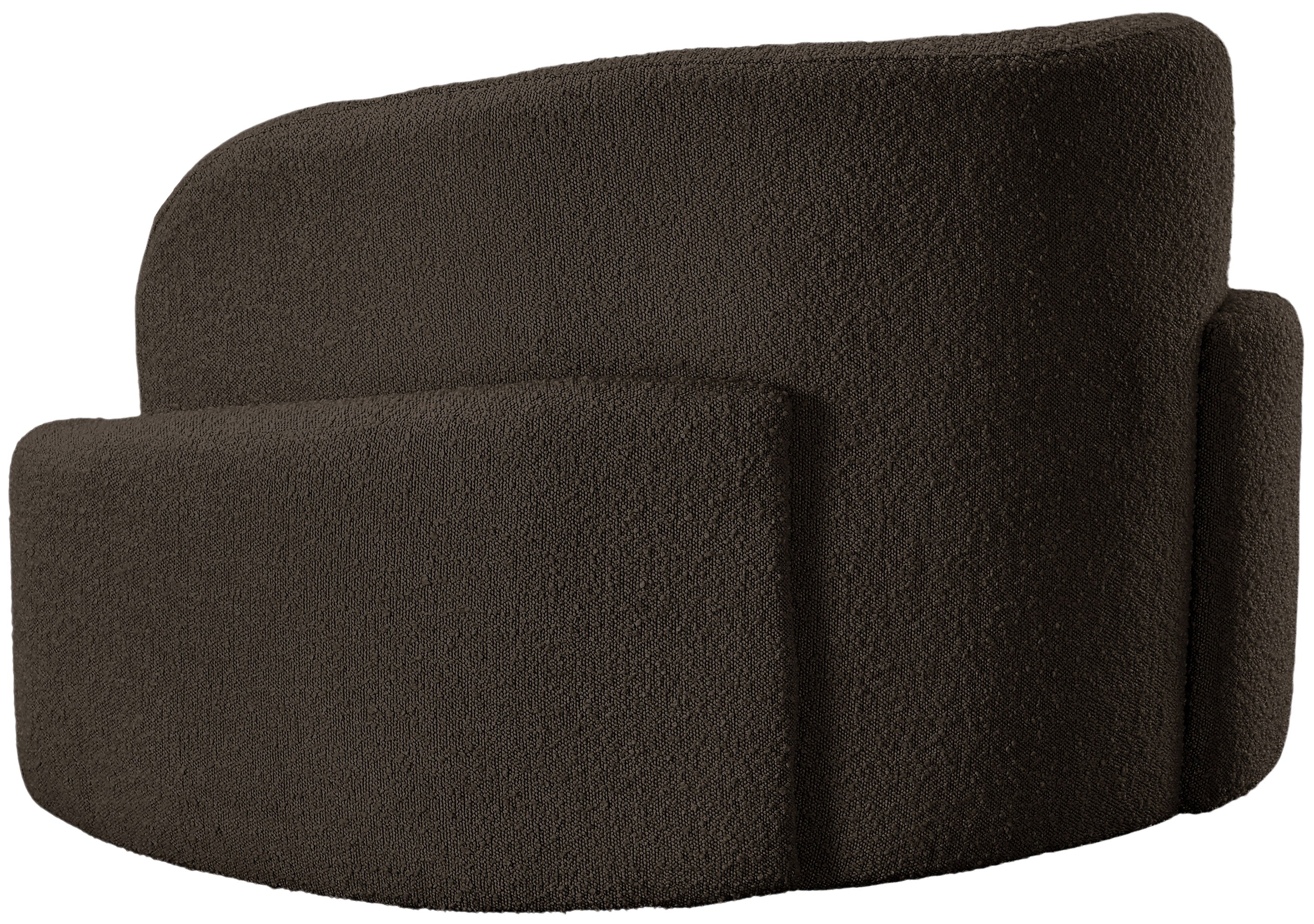 Vance Brown Boucle Fabric Chair C - Image 6