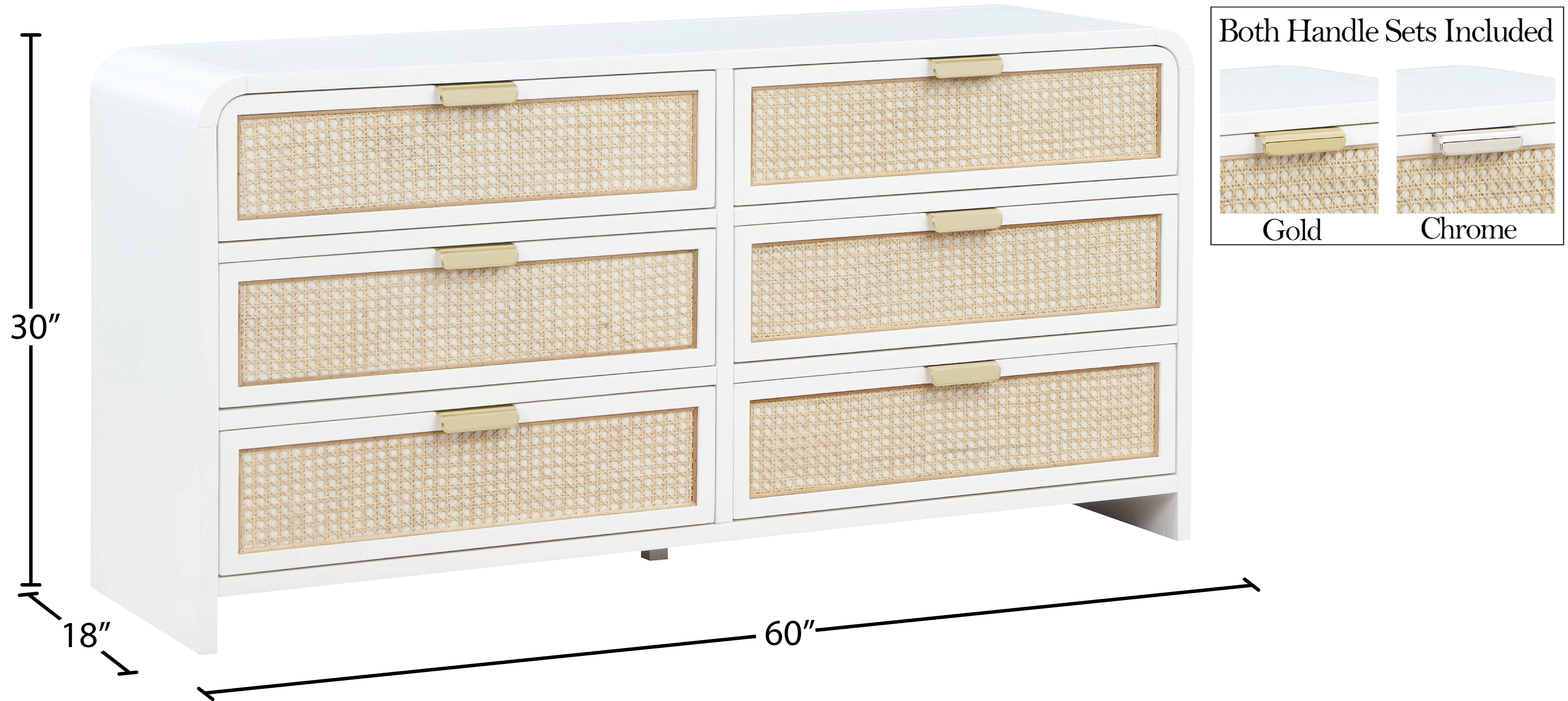 Zoey White Dresser D - Image 15